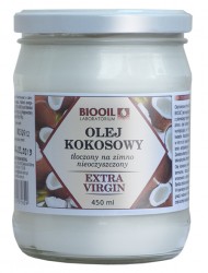 OLEJ KOKOSOWY toczony na zimno 450ml